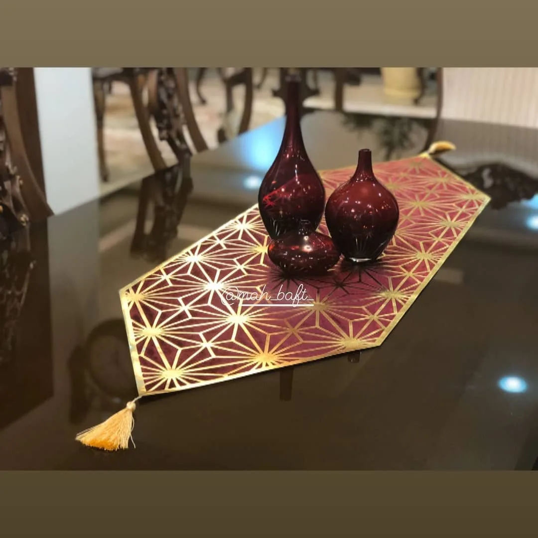 رانر مخمل طرح شمس