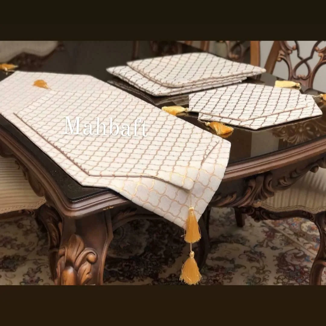 ست رانر و زیربشقابی عروس