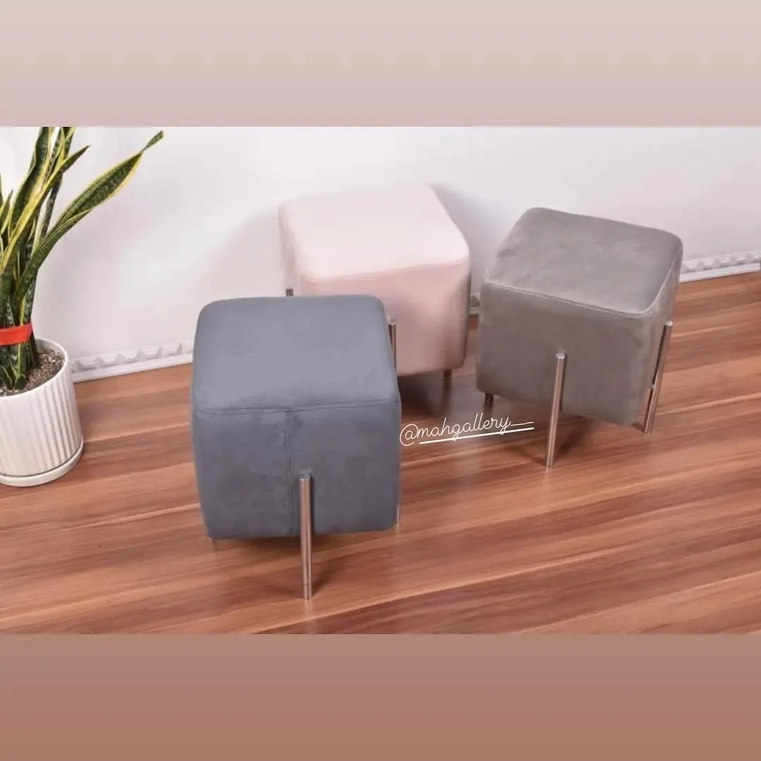 پاف مخمل پایه فلزی