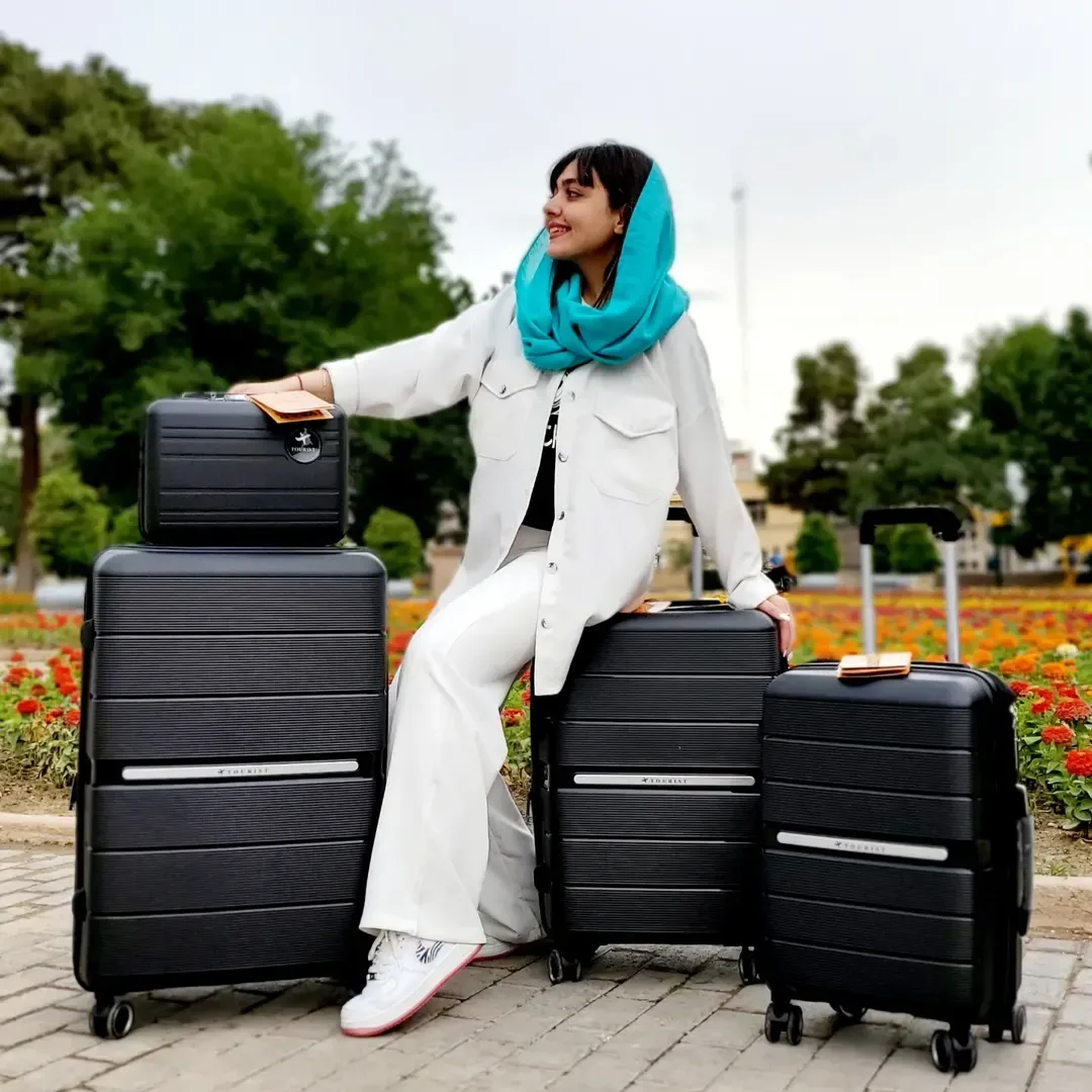 چمدان چرخ‌دار مدل دیاموند دبل — عکس ۴