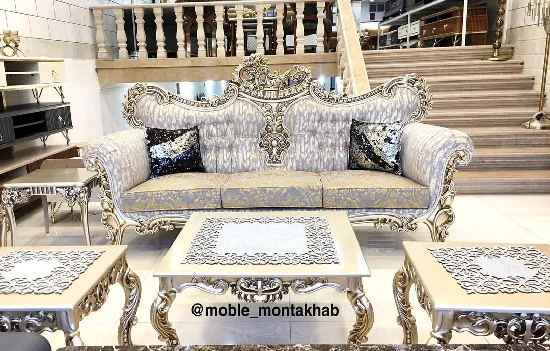 مبل استیل یگانه ۹ نفره