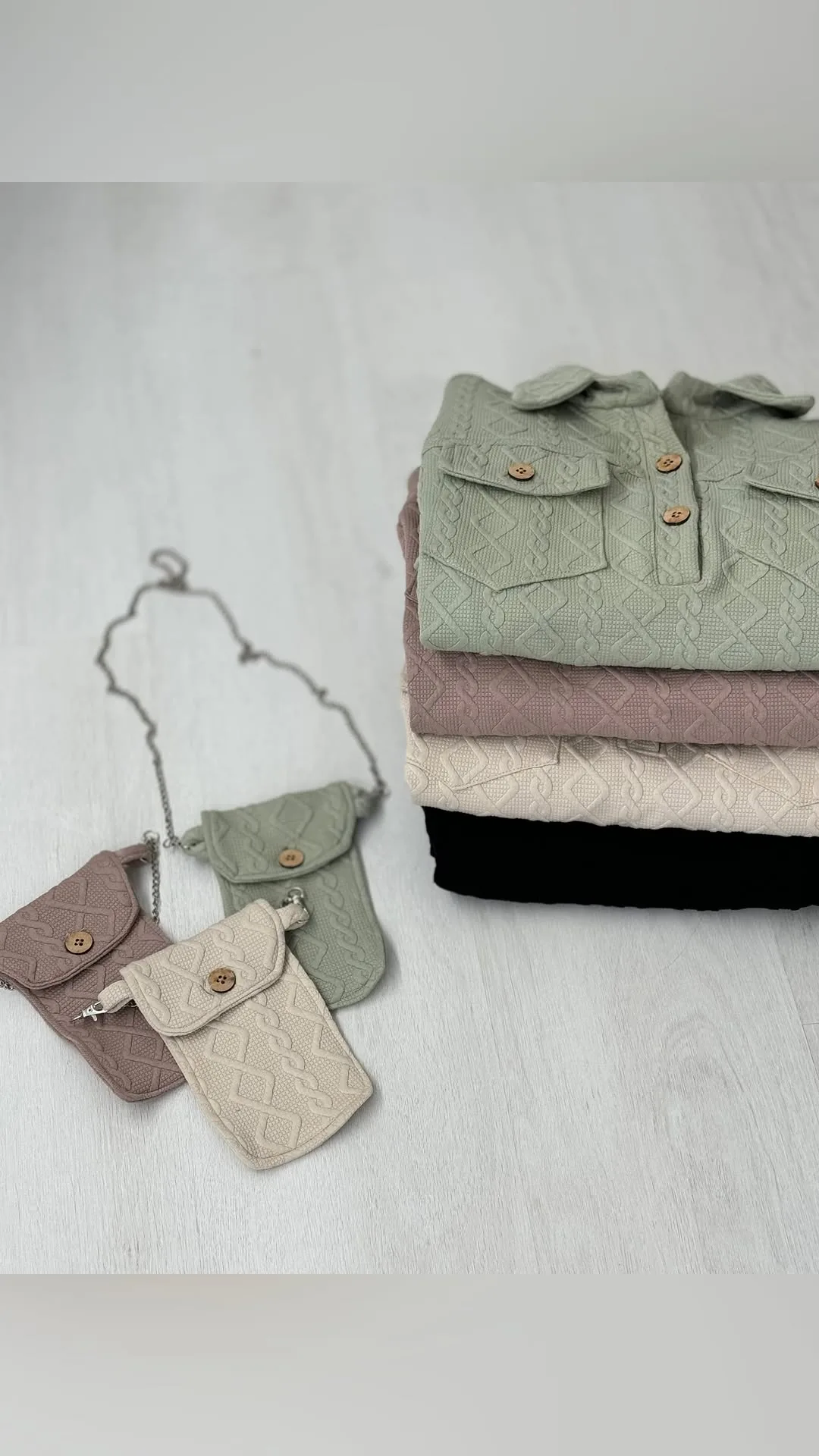 کفتان پارچه مراکشی با کیف