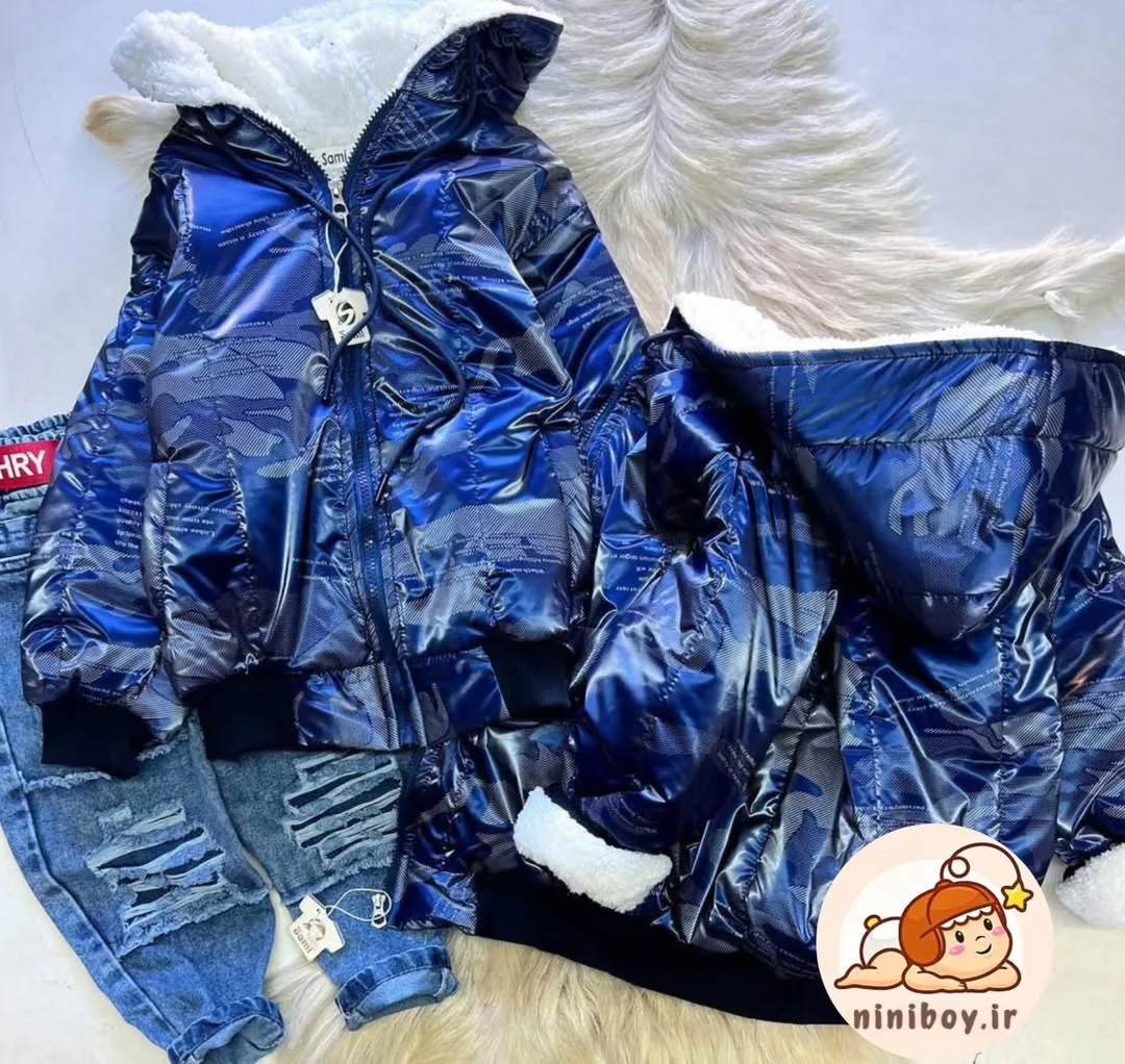 کاپشن سیلیکونی ضد آب بچگانه