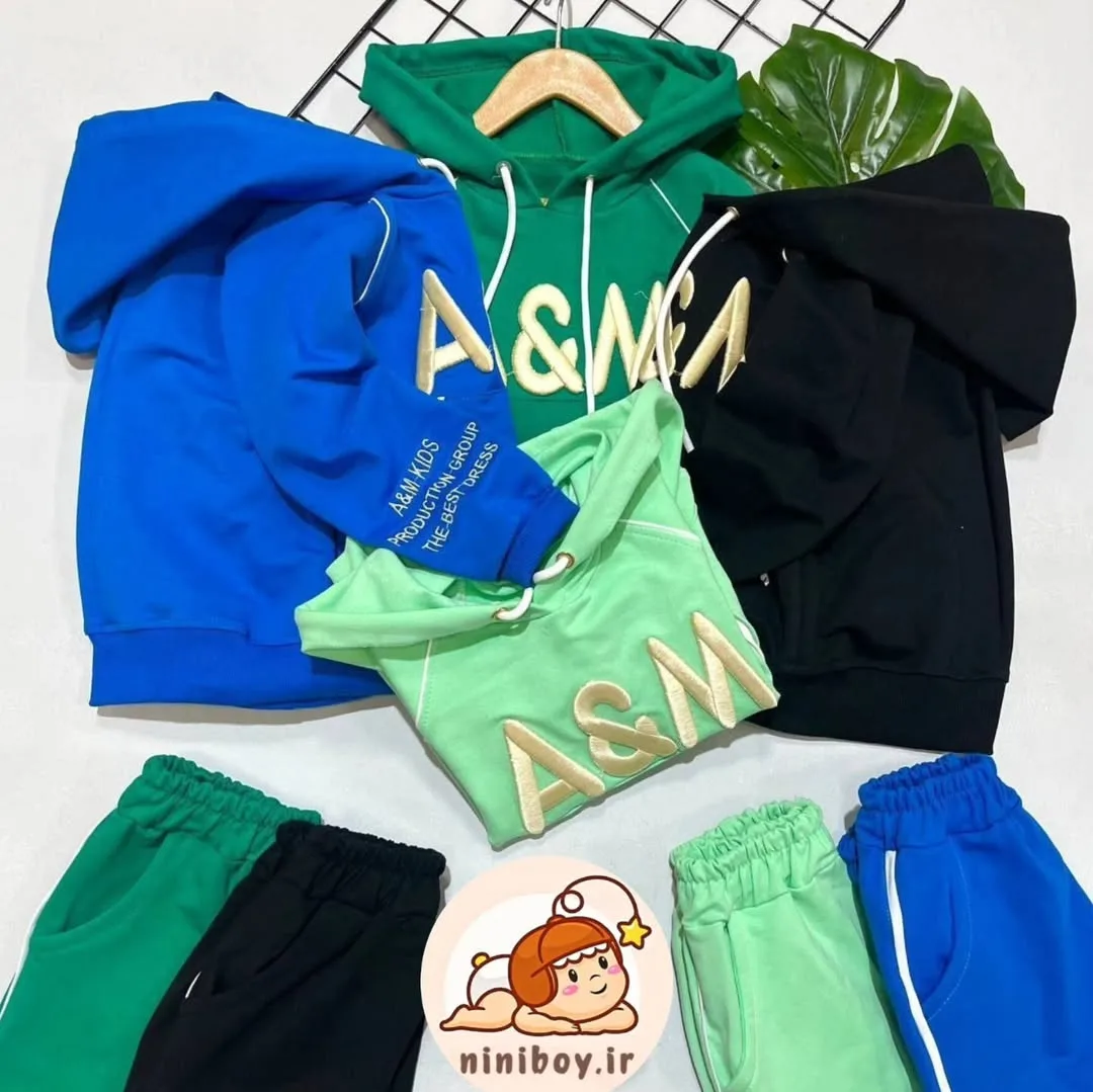 ست هودی و شلوار طرح A&M