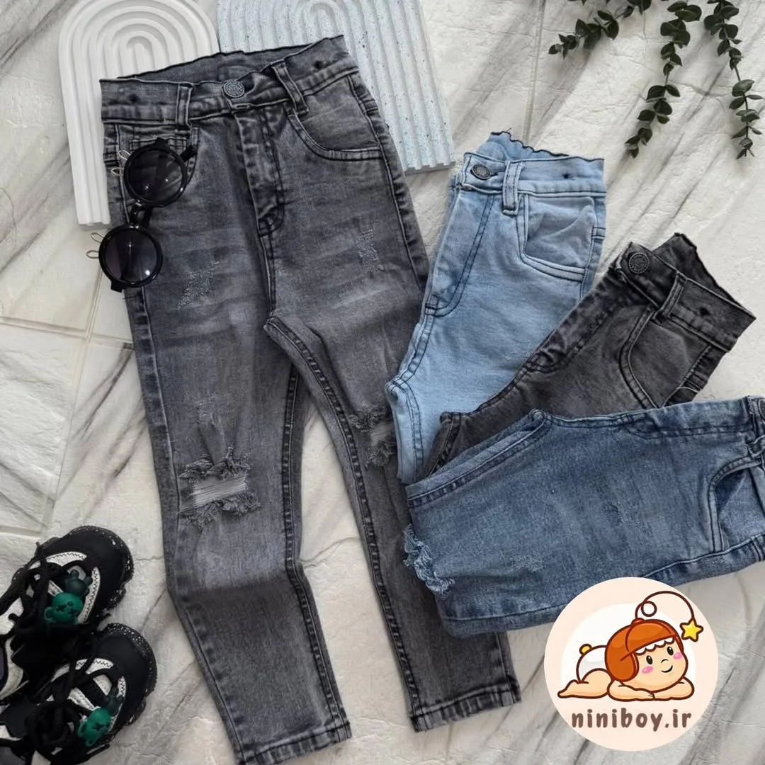 شلوار جین راسته بچگانه