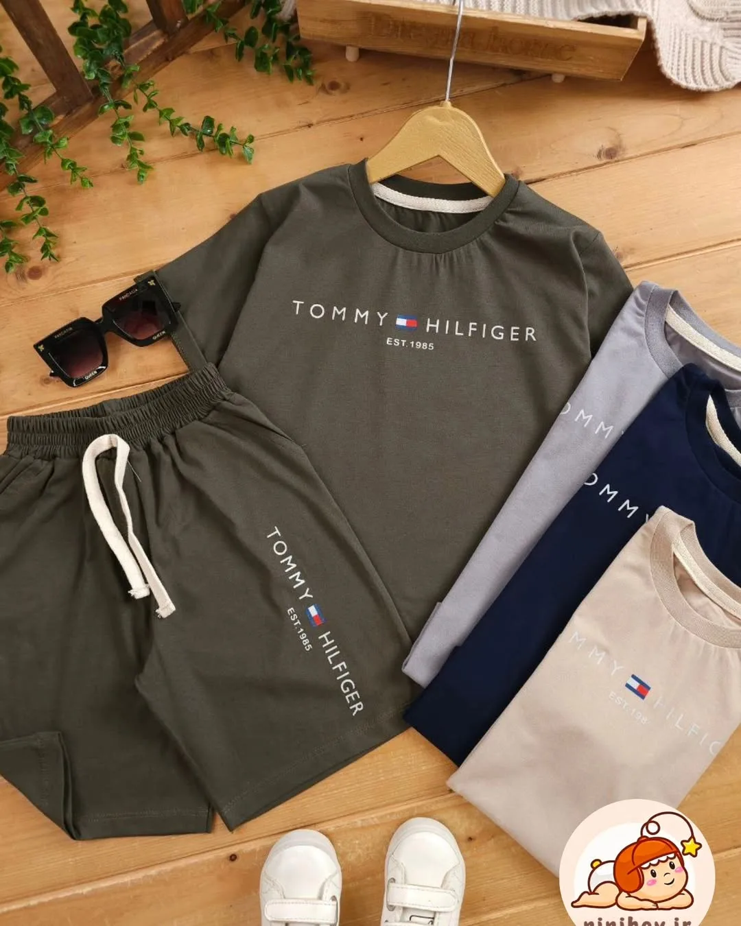 ست تیشرت و شلوارک بچگانه