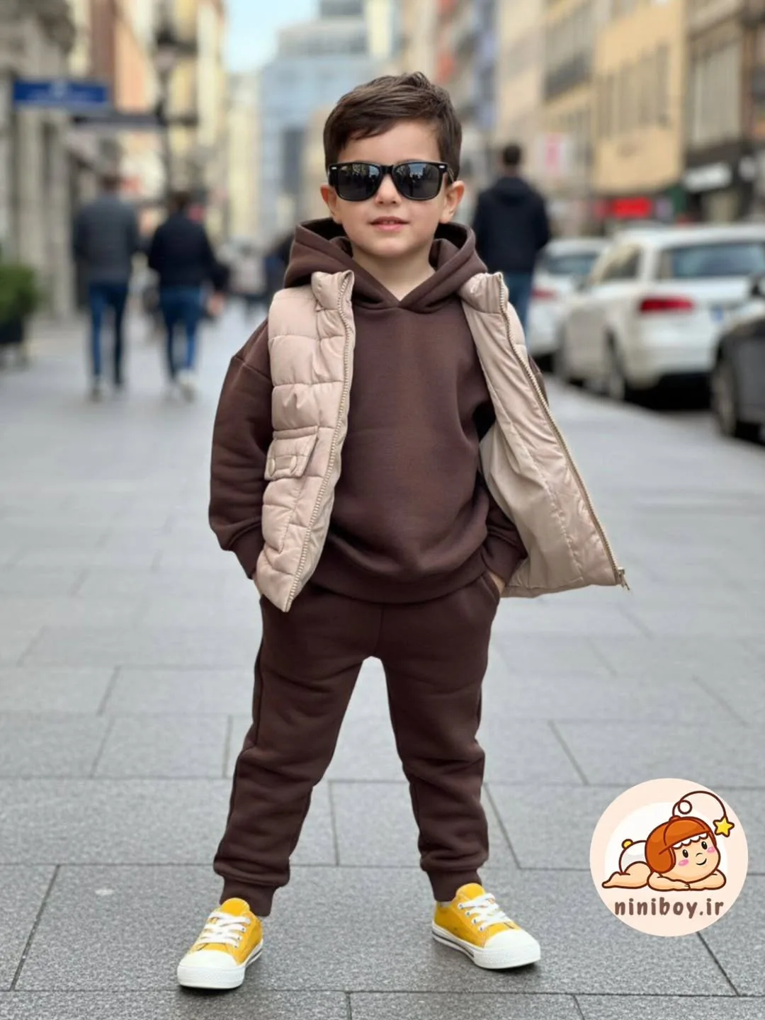 پافر کلاه‌دار بچگانه