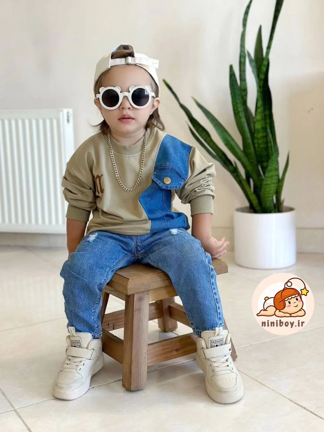بلوز دورس ترکیبی پسرانه
