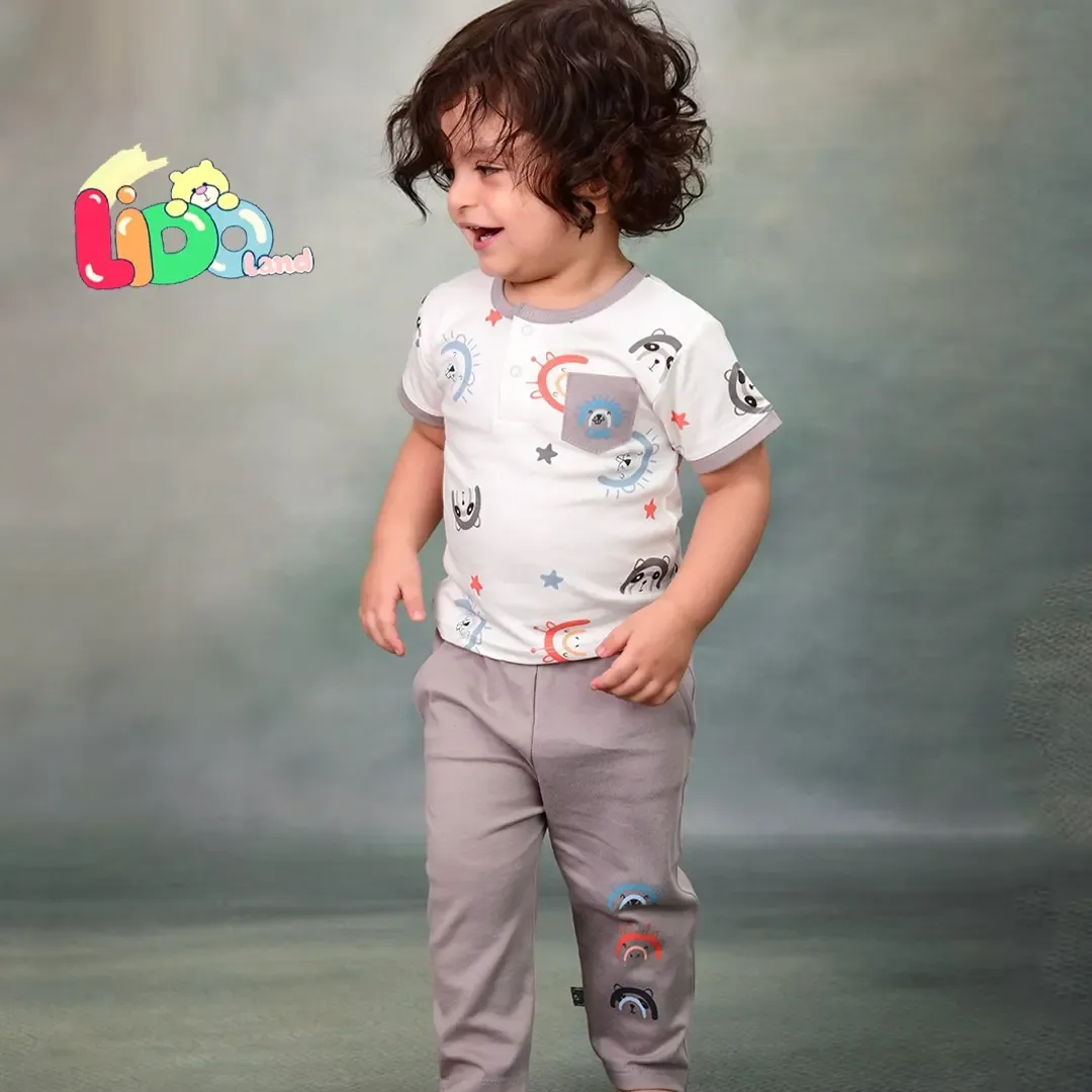 ست لباس نوزاد طرح اسب آبی — عکس ۲
