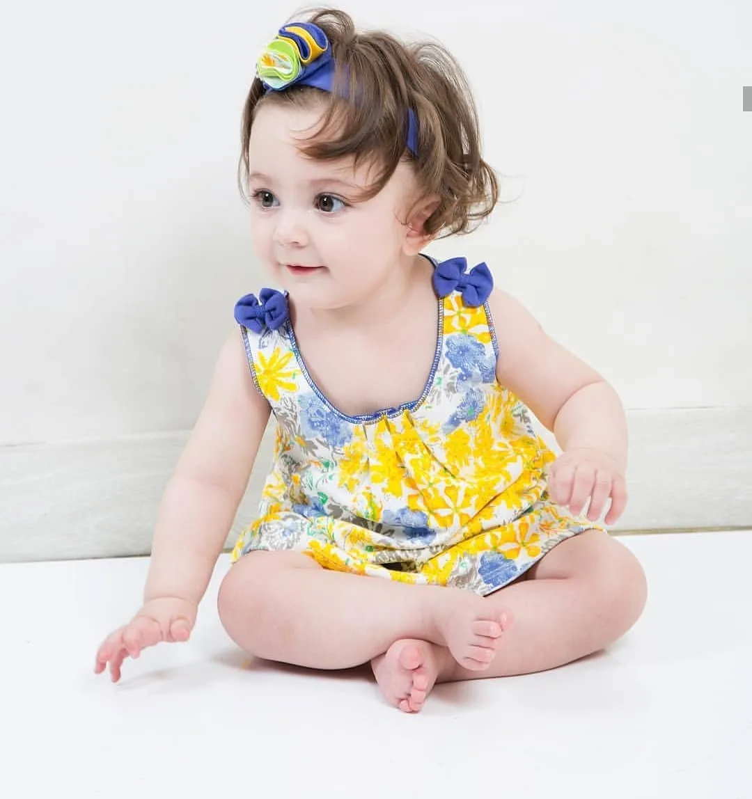 پیراهن نوزادی گل ژور لیدولند