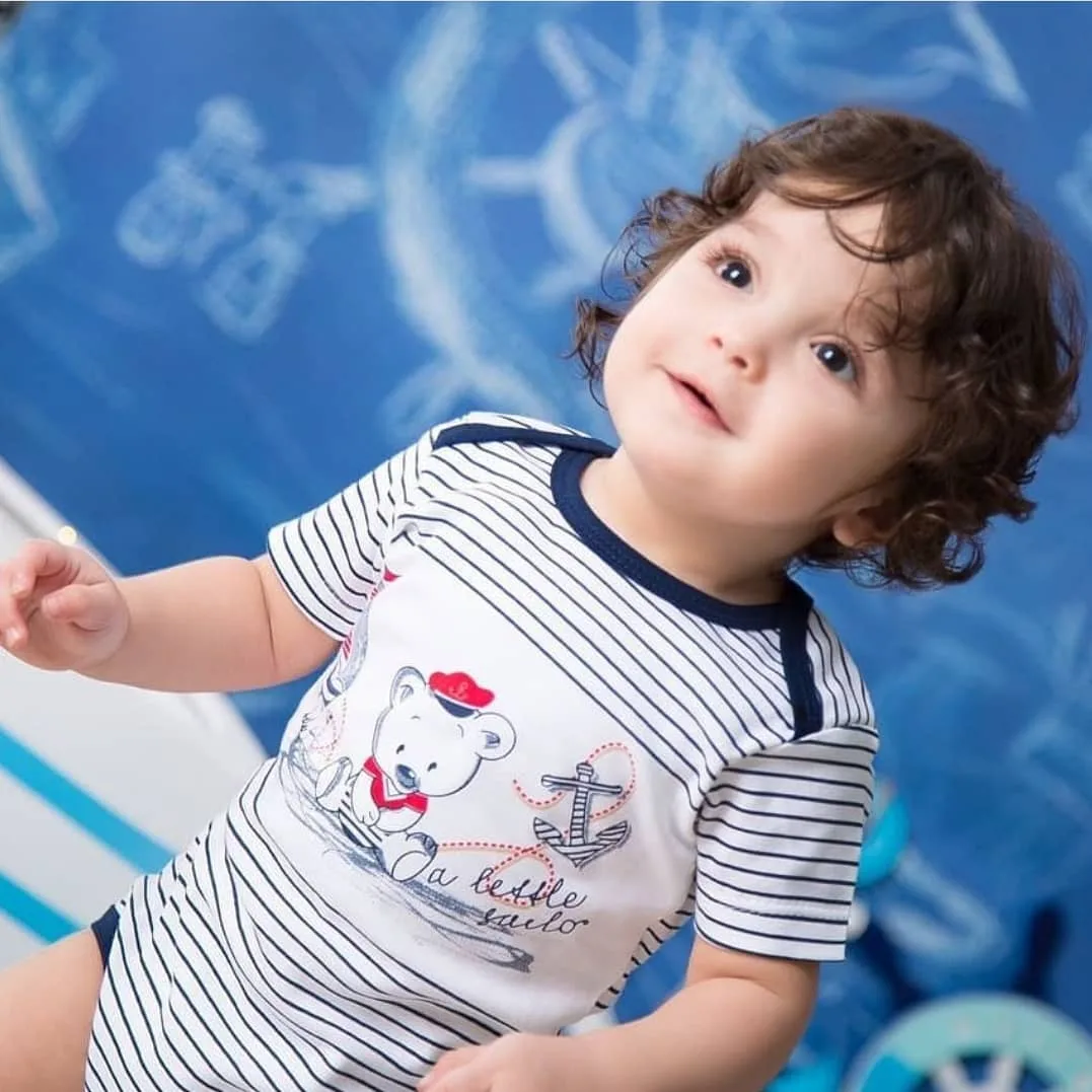 سرویس نوزادی ۱۹ تکه مدل فانوس دریایی — عکس ۴