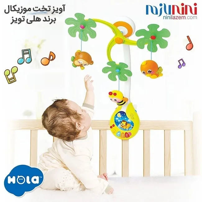 آویز تخت موزیکال طرح زنبور — عکس ۲