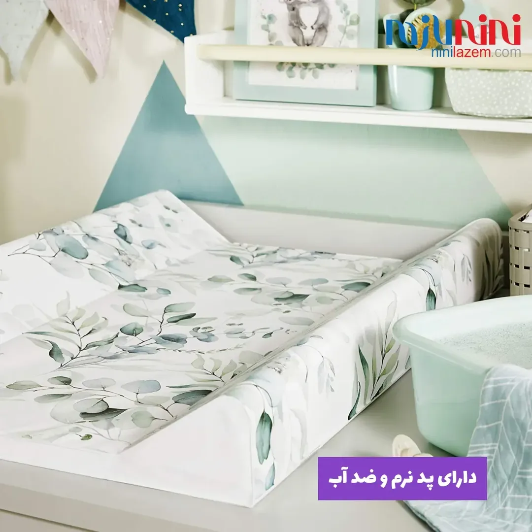 زیرانداز تعویض پوشک لبه دار — عکس ۴