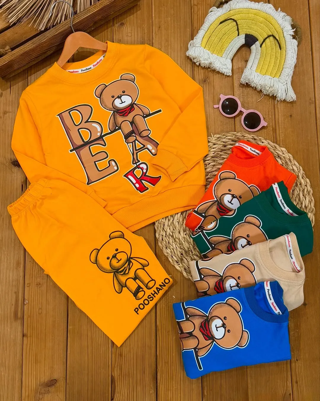 بلوز و شلوار خرس نشسته