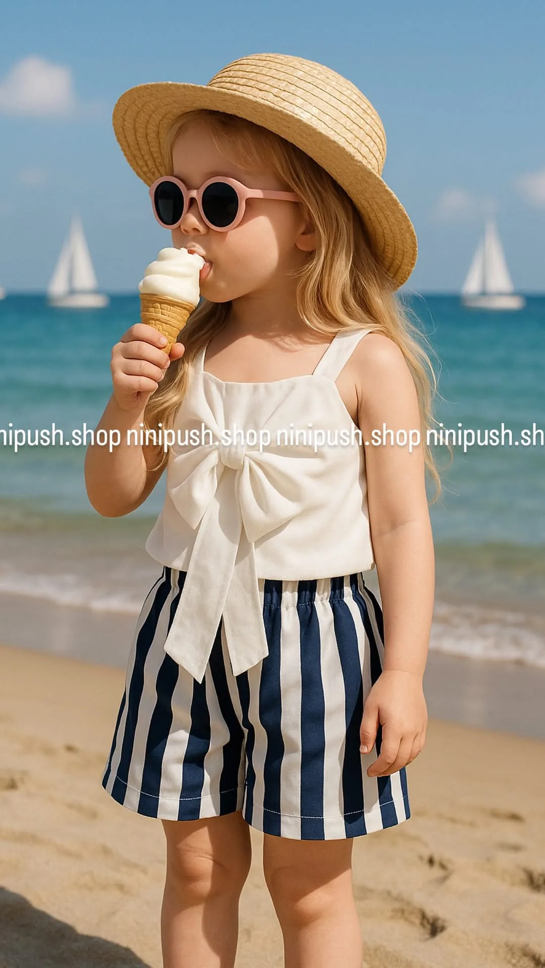 ست تاپ و شلوار گندم