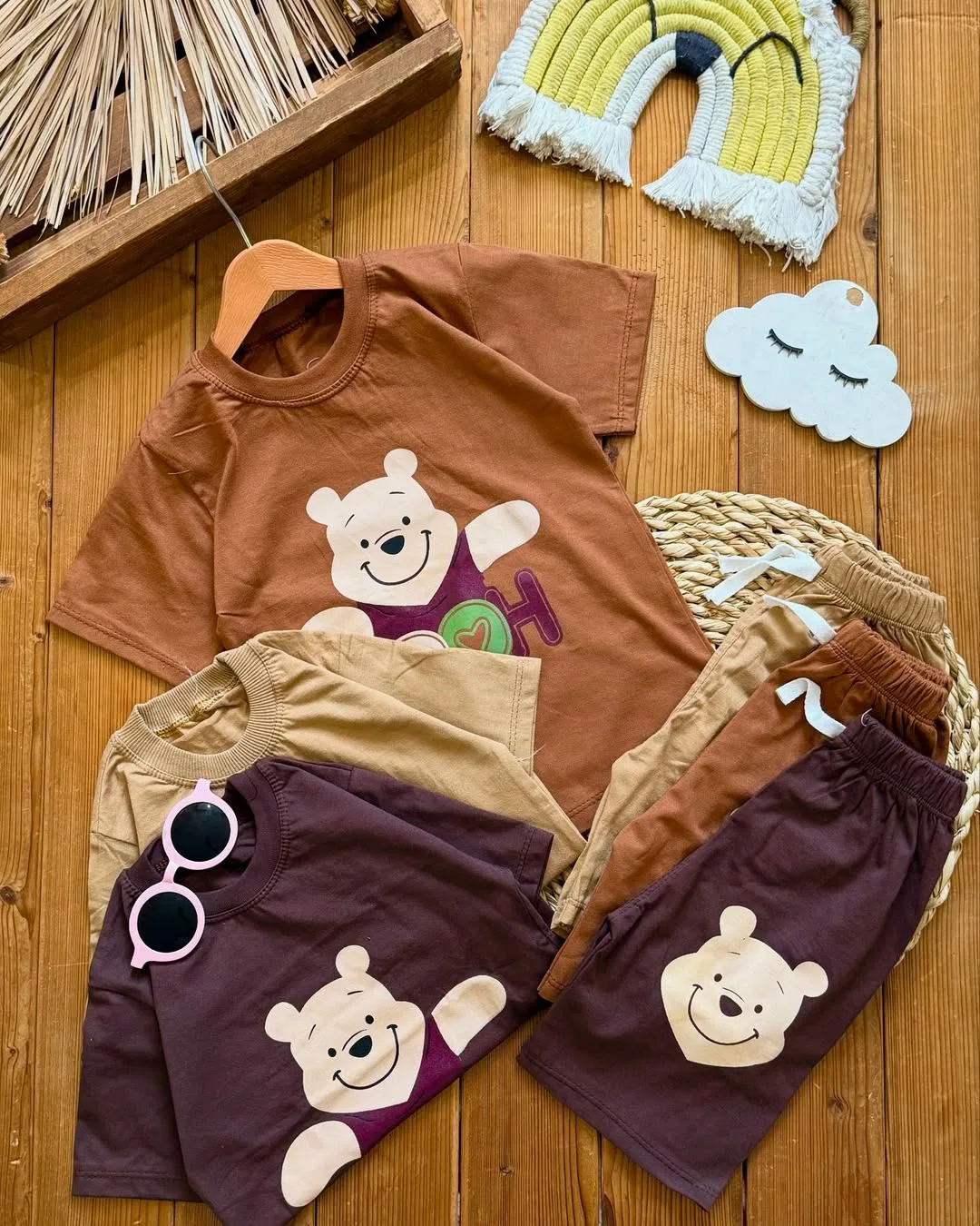 تیشرت و شلوارک pooh