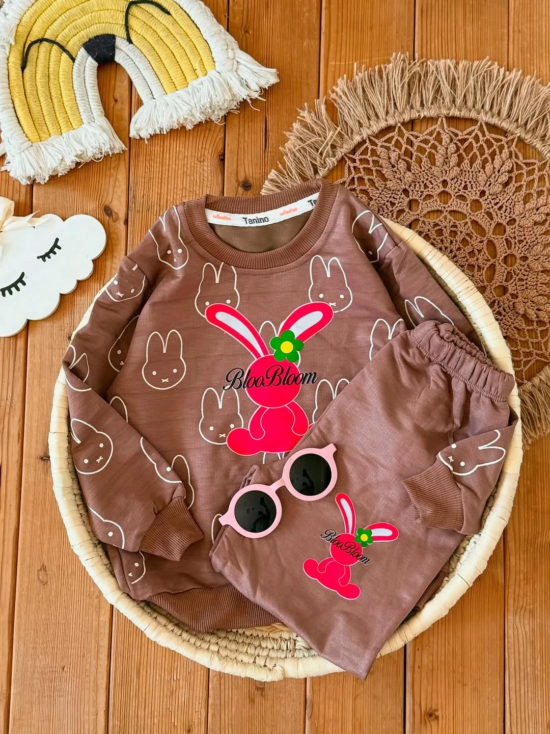 بلوز و شلوار خرگوش گوش گلی