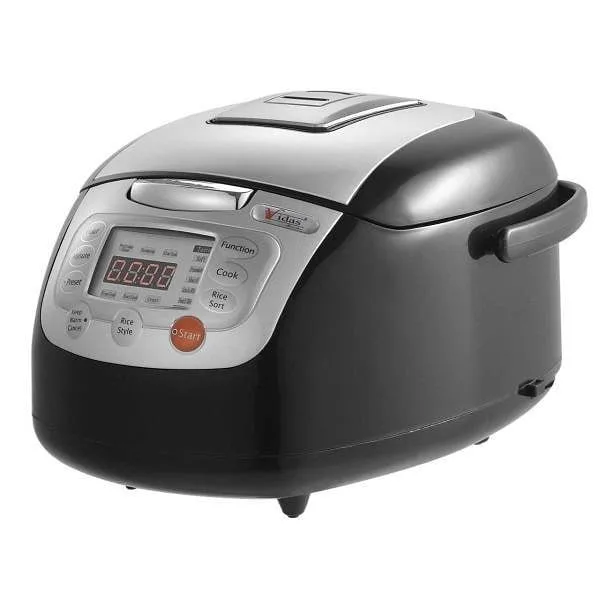 پلوپز VIR-5407 ویداس، رنگ مشکی و نقره‌ای، جنس پلاستیک و فلز، دیجیتال، تخم‌مرغی