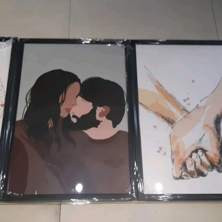 قاب عکس مشکی ۶۰×۴۰
