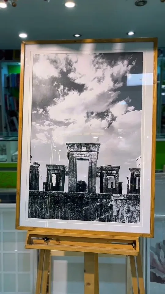 قاب عکس چوبی دولبه