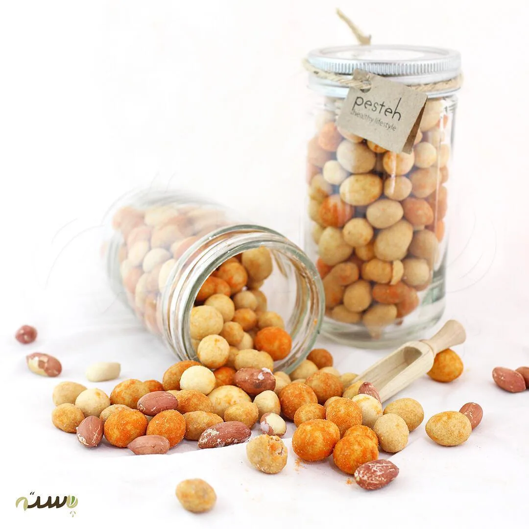 بادام زمینی روکش‌دار ۱۸۰ گرمی