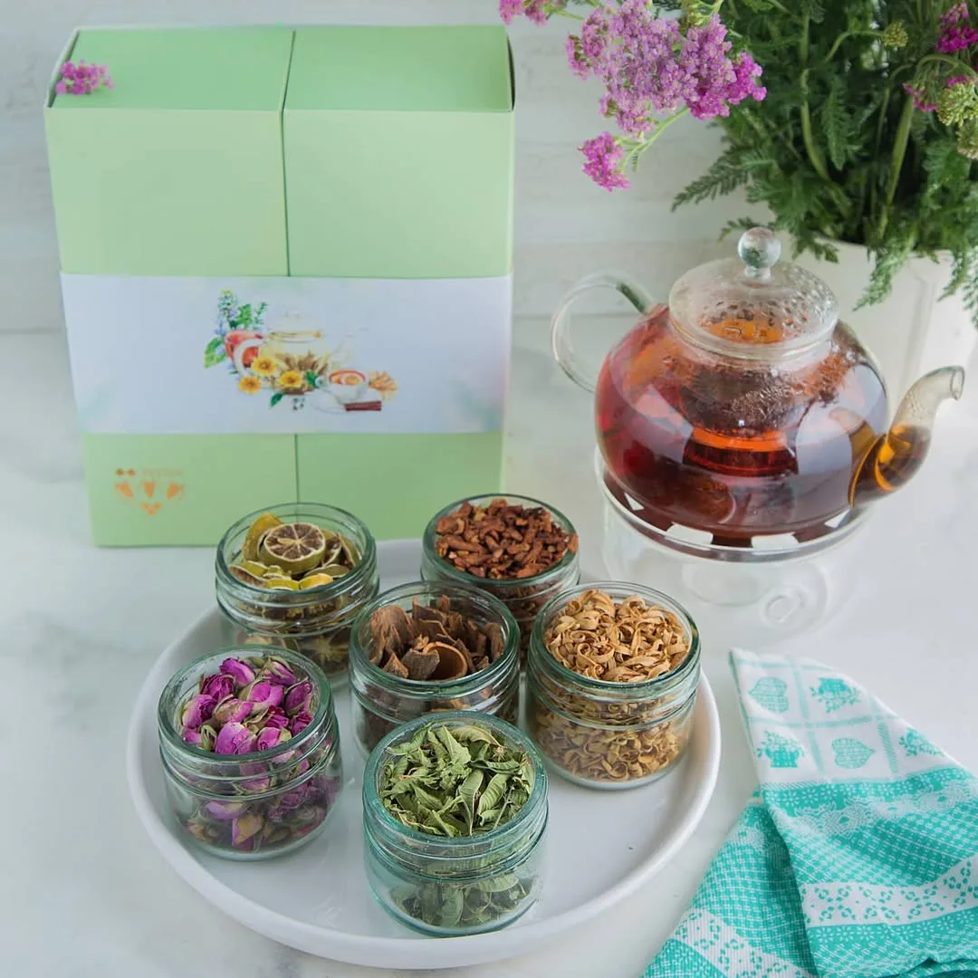 پک سینی چای دمنوش پسته