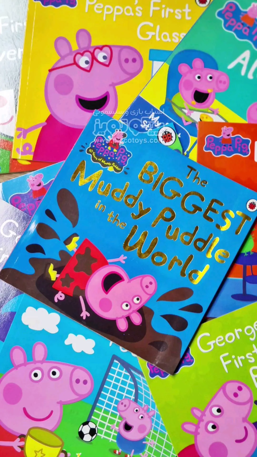 کتاب انگلیسی ۲۰ جلدی پپا پیگ Peppa Pig