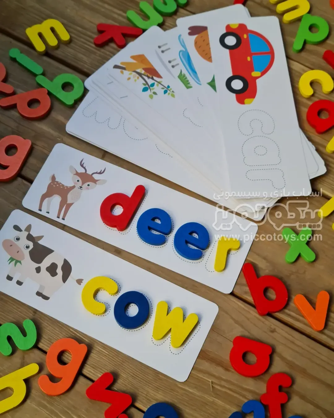 پازل چوبی حروف الفبای انگلیسی SD07 — عکس ۳