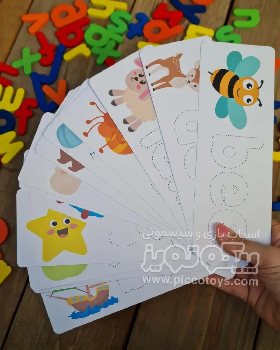 پازل چوبی حروف الفبای انگلیسی SD07 — عکس ۸