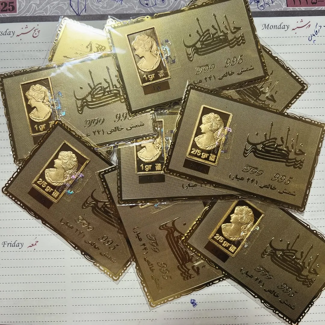 شمش طلا طرح ونوس