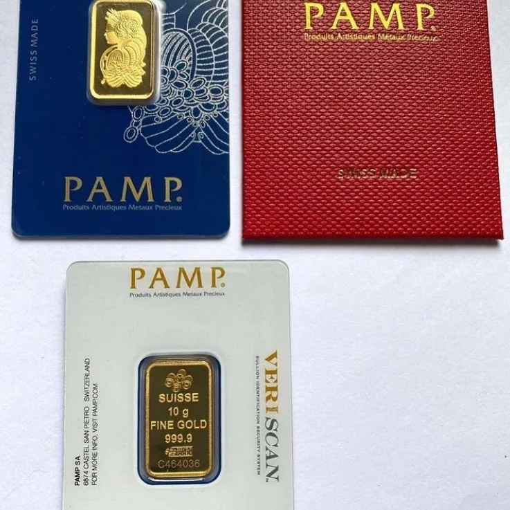 شمش طلا پمپ سوئیس PAMP