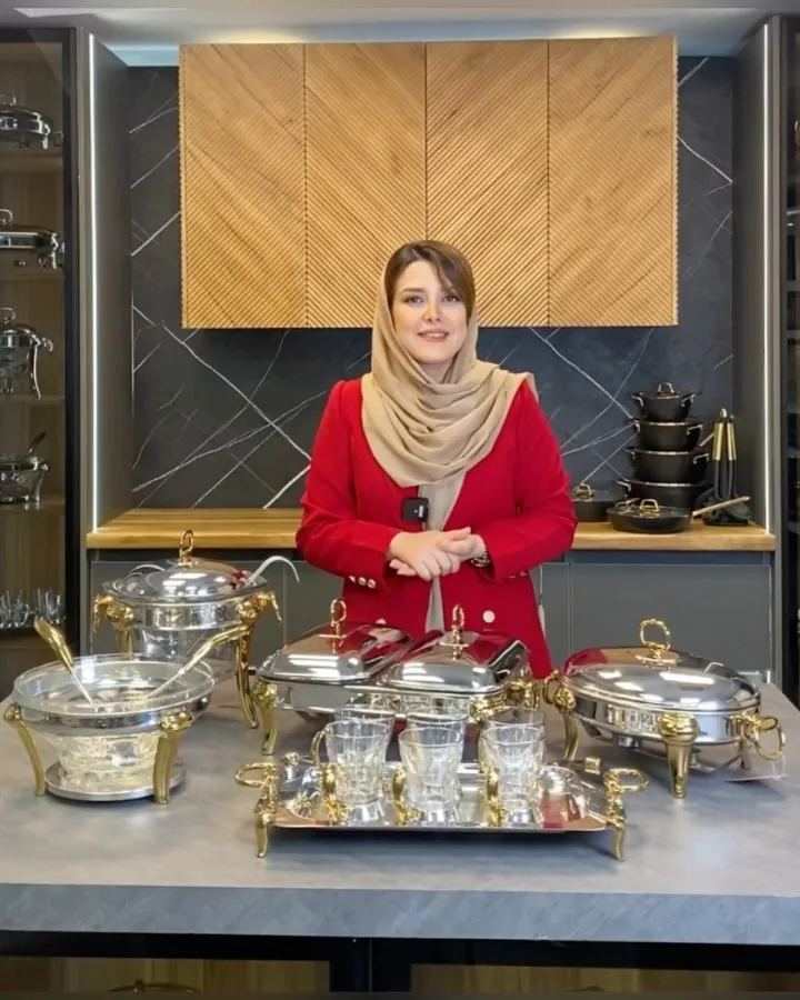 سوفله‌خوری نقره‌ای طلایی کالکشن روما رامیسا