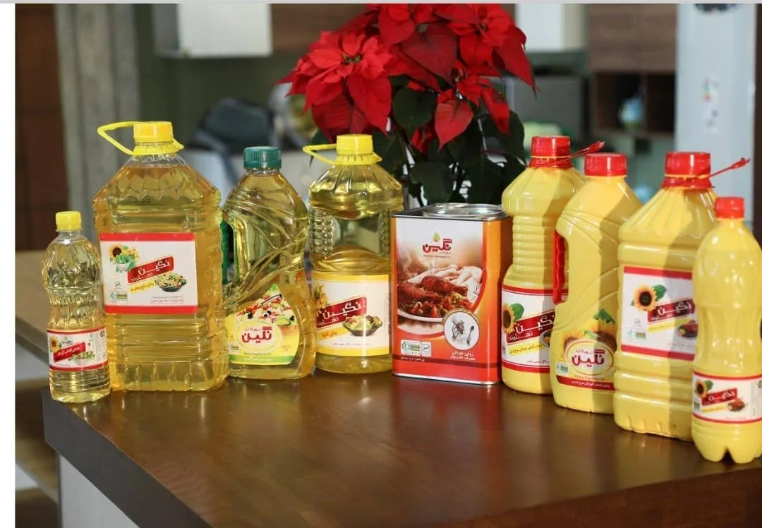 روغن خوراکی در اوزان مختلف نگین