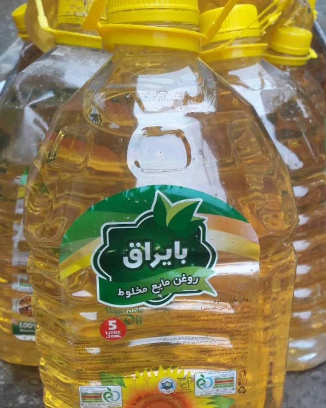 روغن مایع مخلوط ۵ لیتری بایراق
