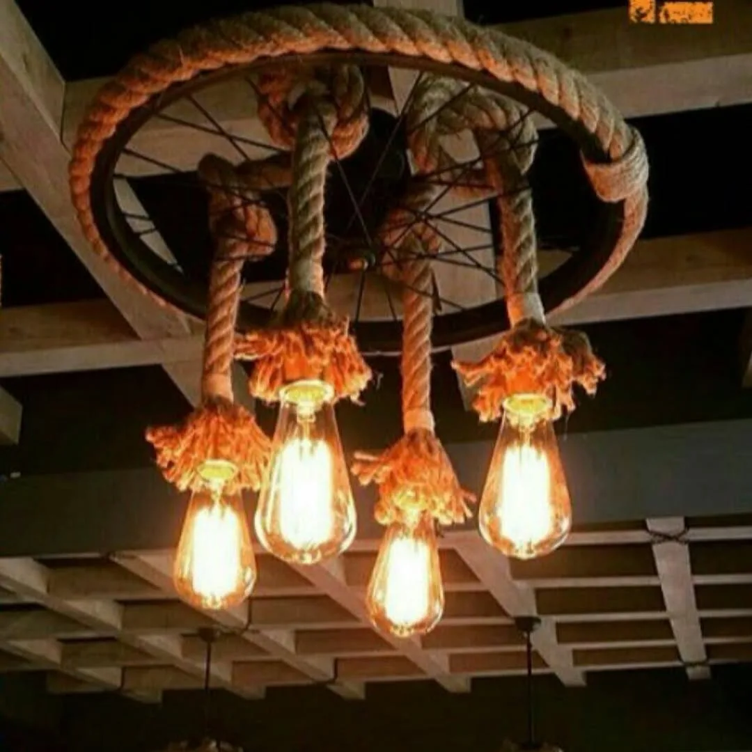 آویز کنفی ۴ شعله چرخی
