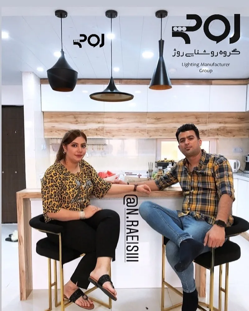 لوستر آویز کلاهی، رنگ مشکی، جنس فلز، آویز مدرن تکشعله