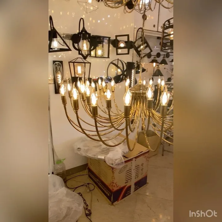 آویز گندم طلایی ۴۲ شعله