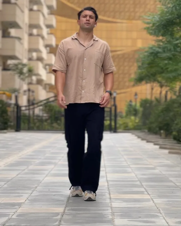 شلوار کتان کارگو