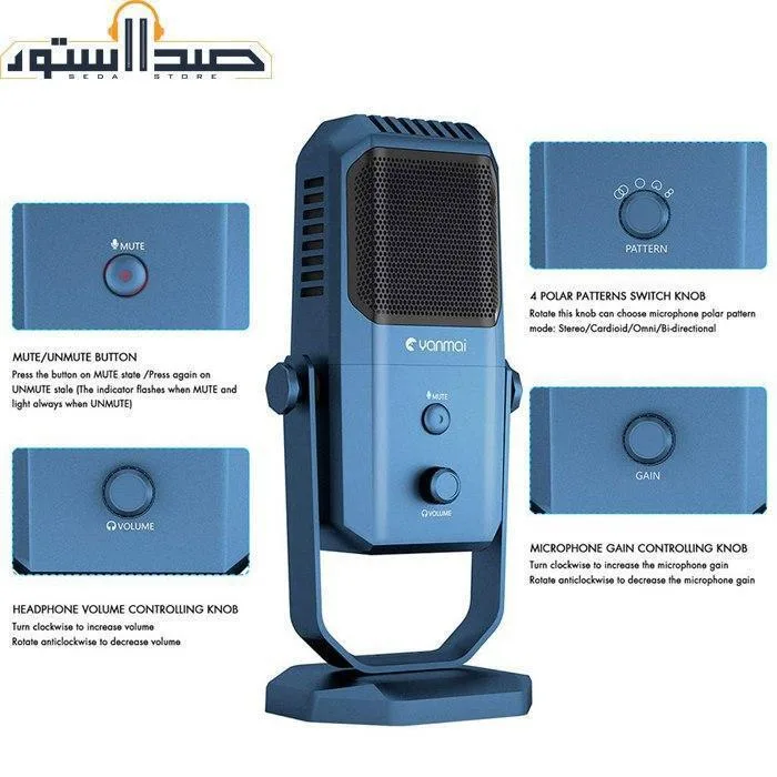 میکروفون رومیزی SF-900 — عکس ۳