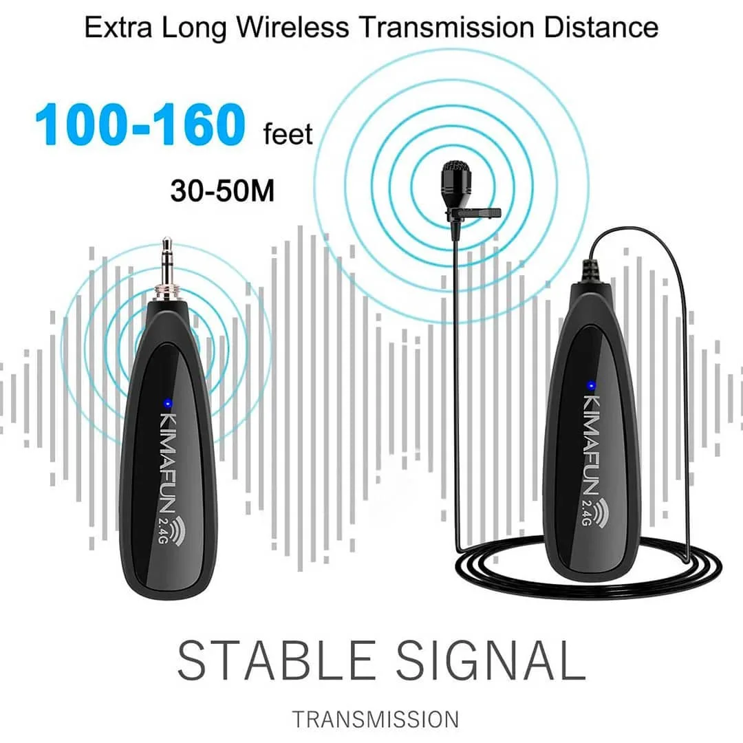 میکروفون یقه‌ای بی‌سیم KM-G130-1 — عکس ۲