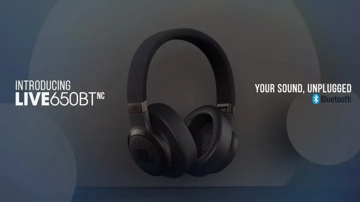 هدفون بیسیم Live 650BTNC جیبیال، رنگ مشکی، دورگوش