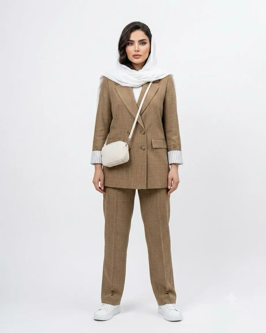 کت و شلوار زنانه مدل چوک — عکس ۴