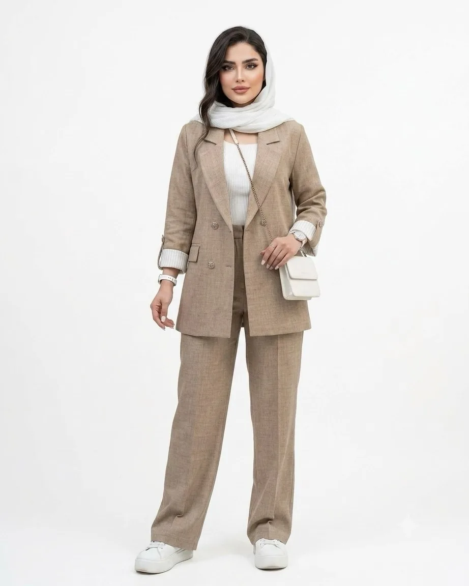 کت و شلوار زنانه مدل چوک — عکس ۸