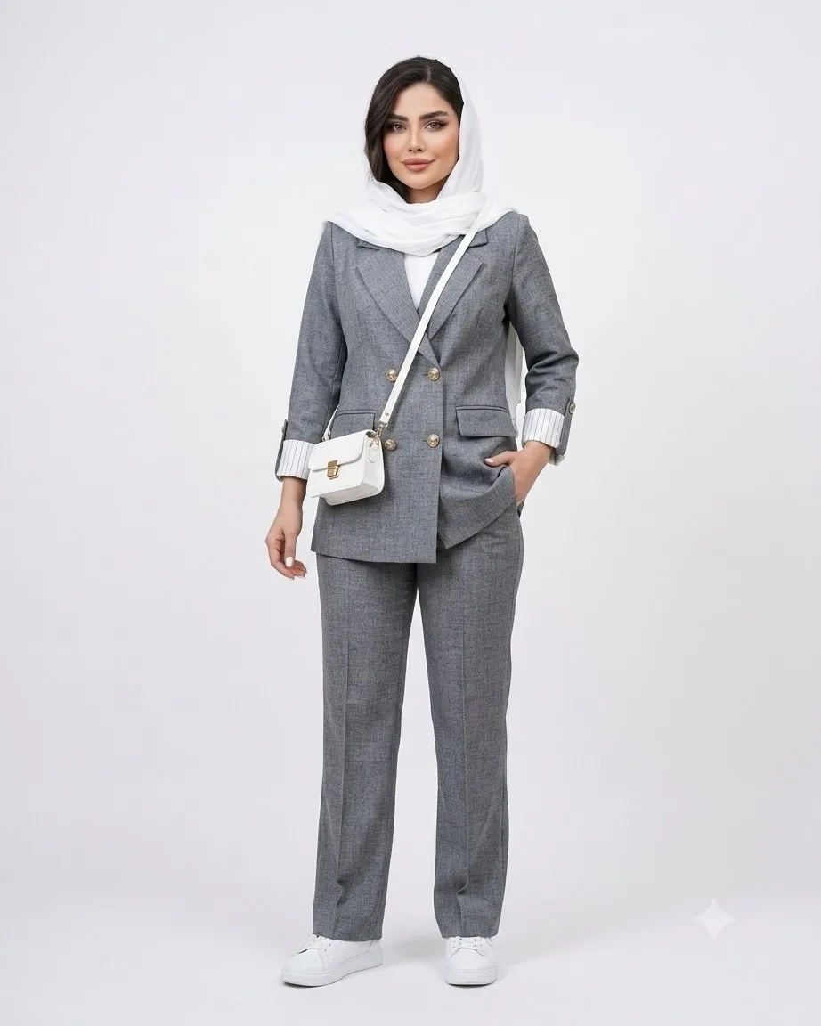 کت و شلوار زنانه مدل چوک — عکس ۹