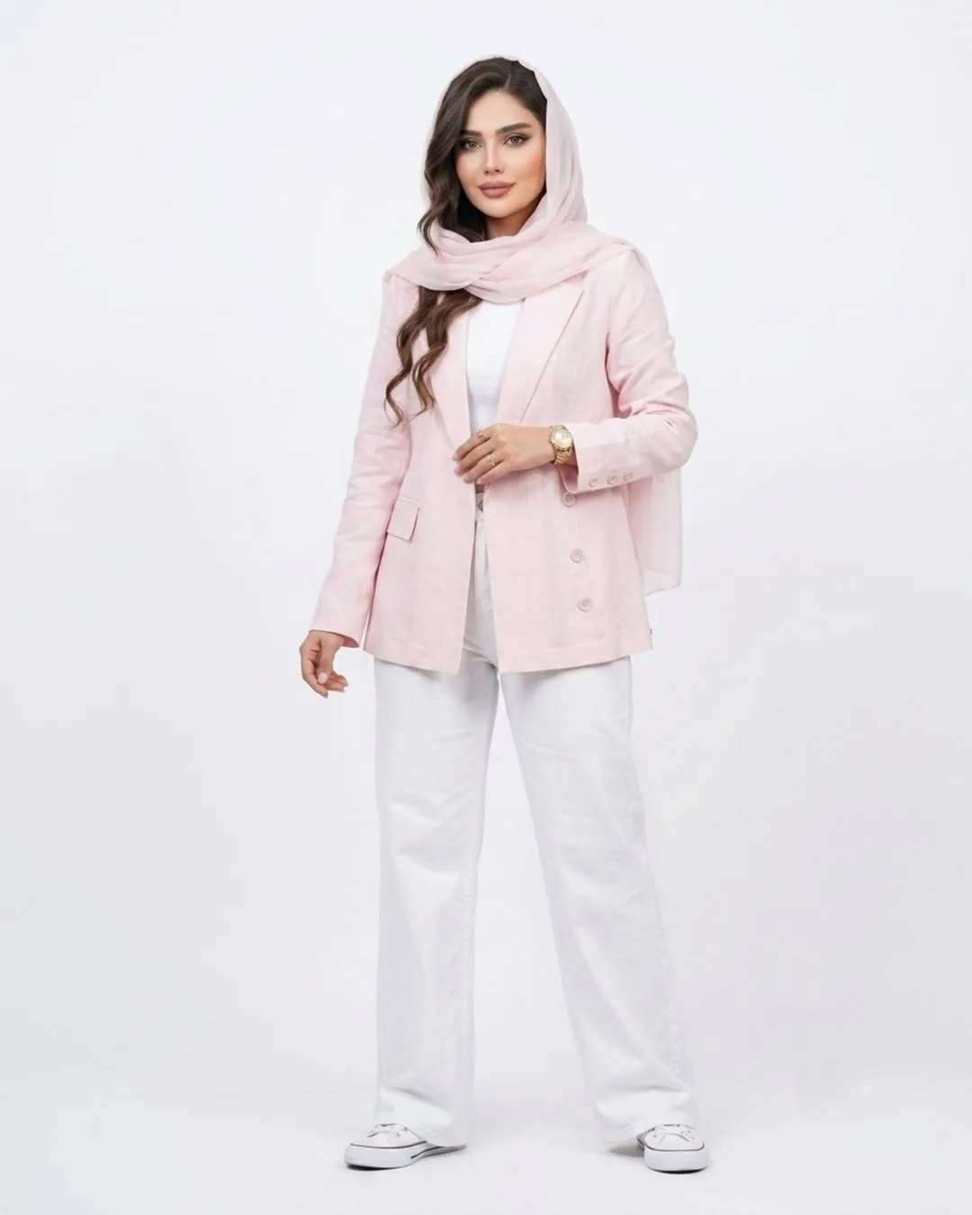 کت لینن زنانه مدل الی — عکس ۷