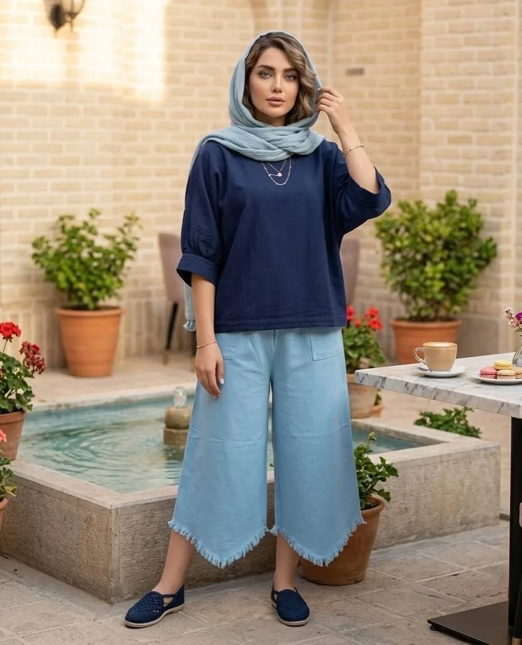ست رویه و شلوار نخی — عکس ۳