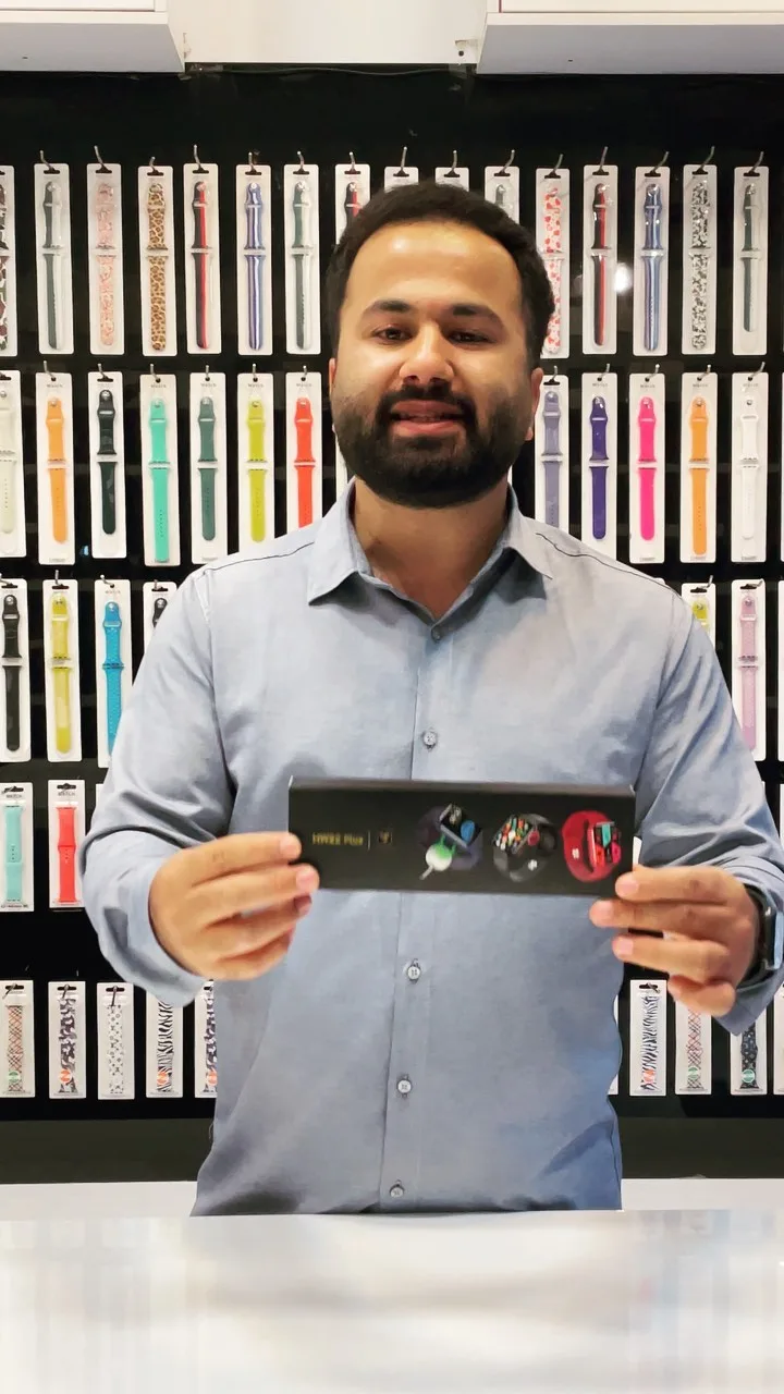 ساعت هوشمند Watch Pro، رنگ مشکی، جنس مقوا و پلاستیک، مستطیلی