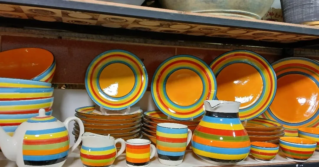 ست سرامیکی رنگین کمان