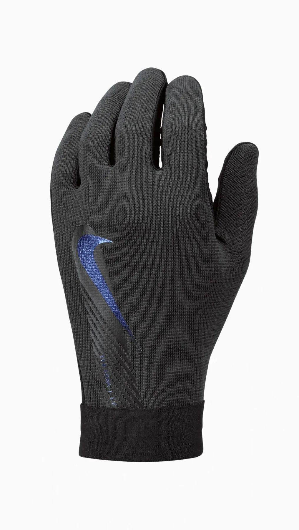 دستکش فوتبال Academy Hyperwarm نایکی، رنگ مشکی و آبی، ورزشی