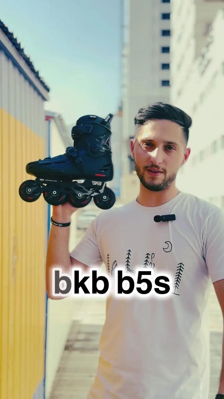 اسکیت اینلاین BKB B5s فلایینگ ایگل، رنگ مشکی، جنس پلاستیک و فلز، اسکیت اینلاین فیتنس